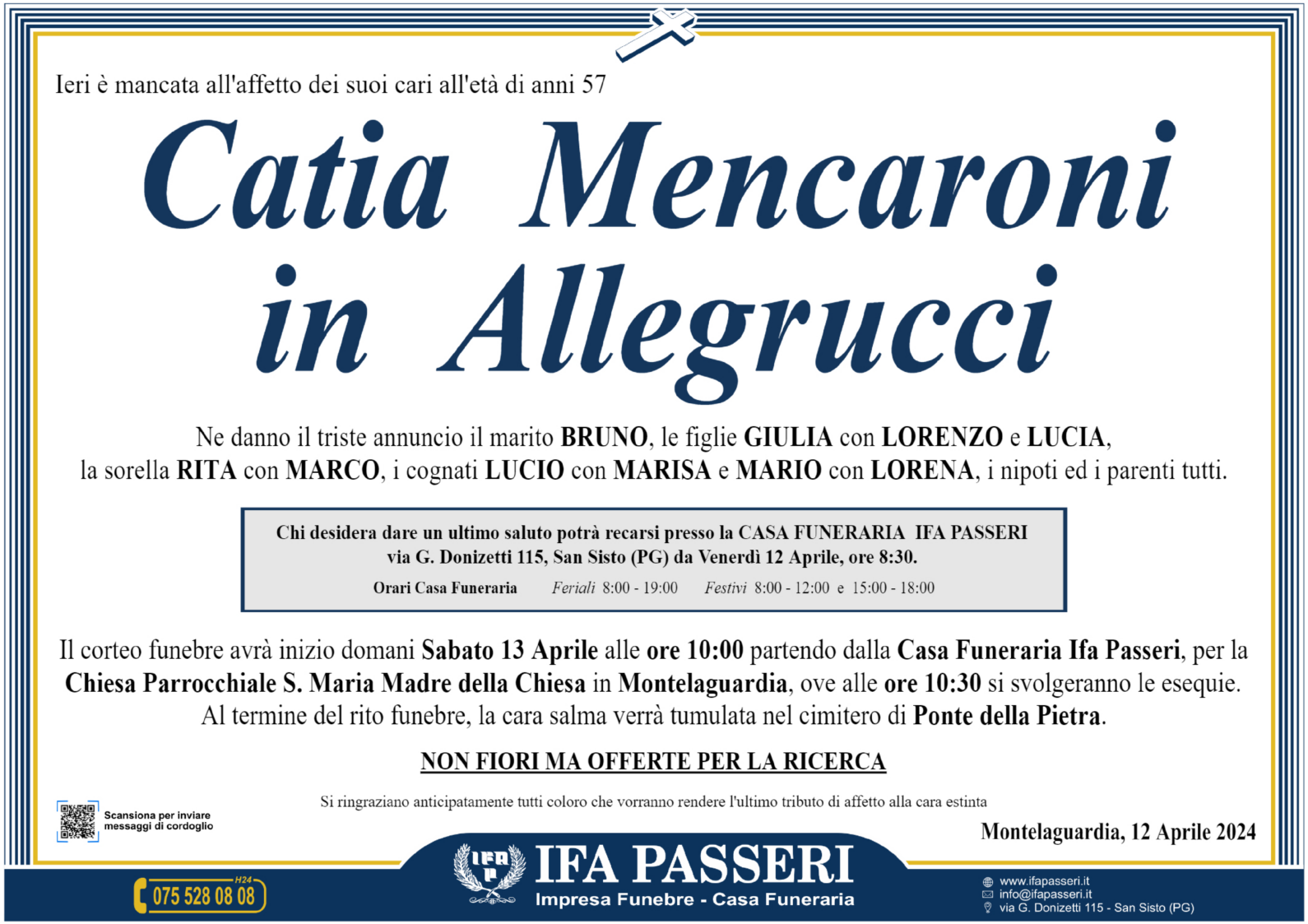 Catia Mencaroni in Allegrucci