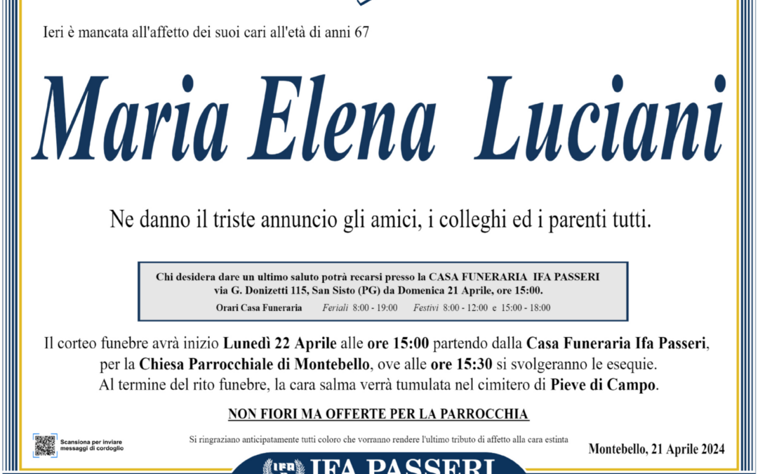 Maria Elena Luciani